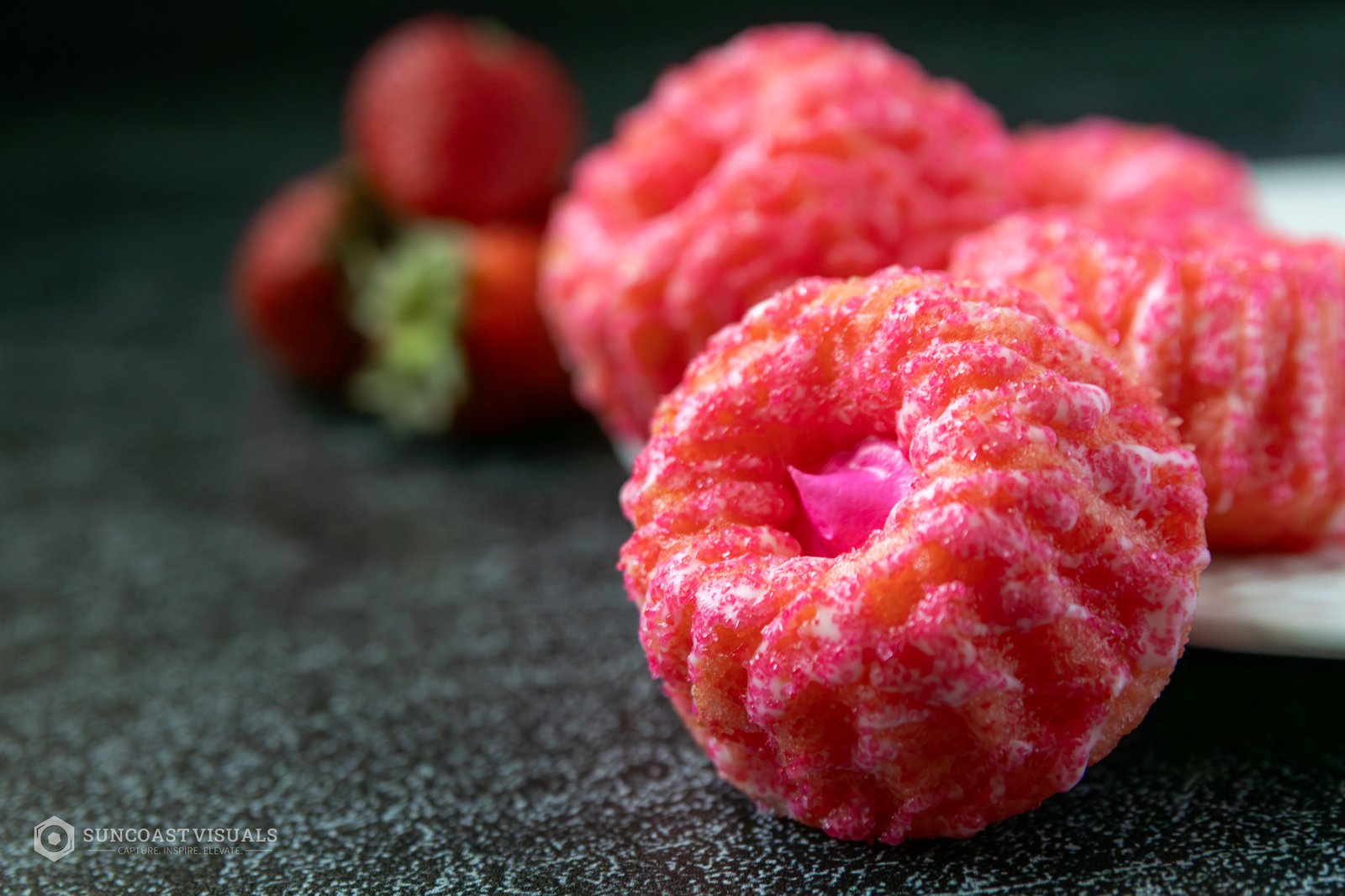 Strawberry Mini Bundt Cakes